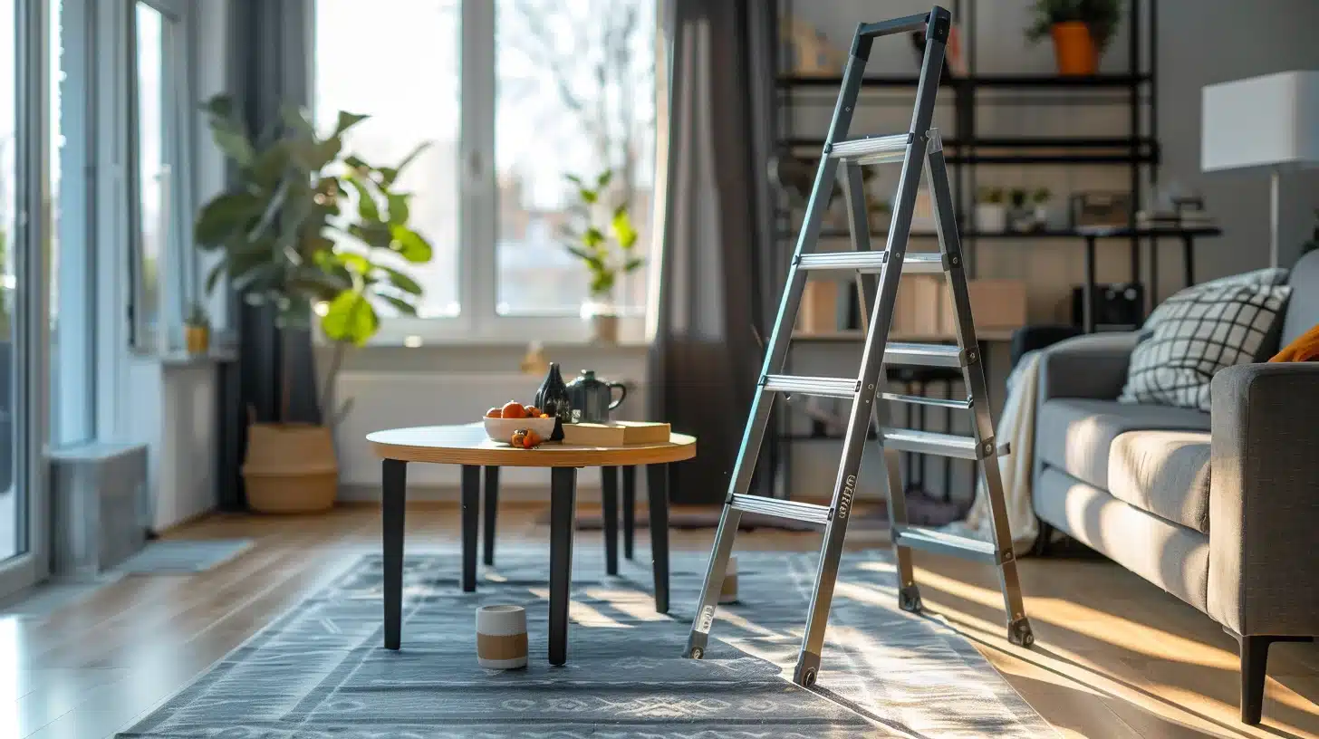 échelle pliante pour les petits espaces