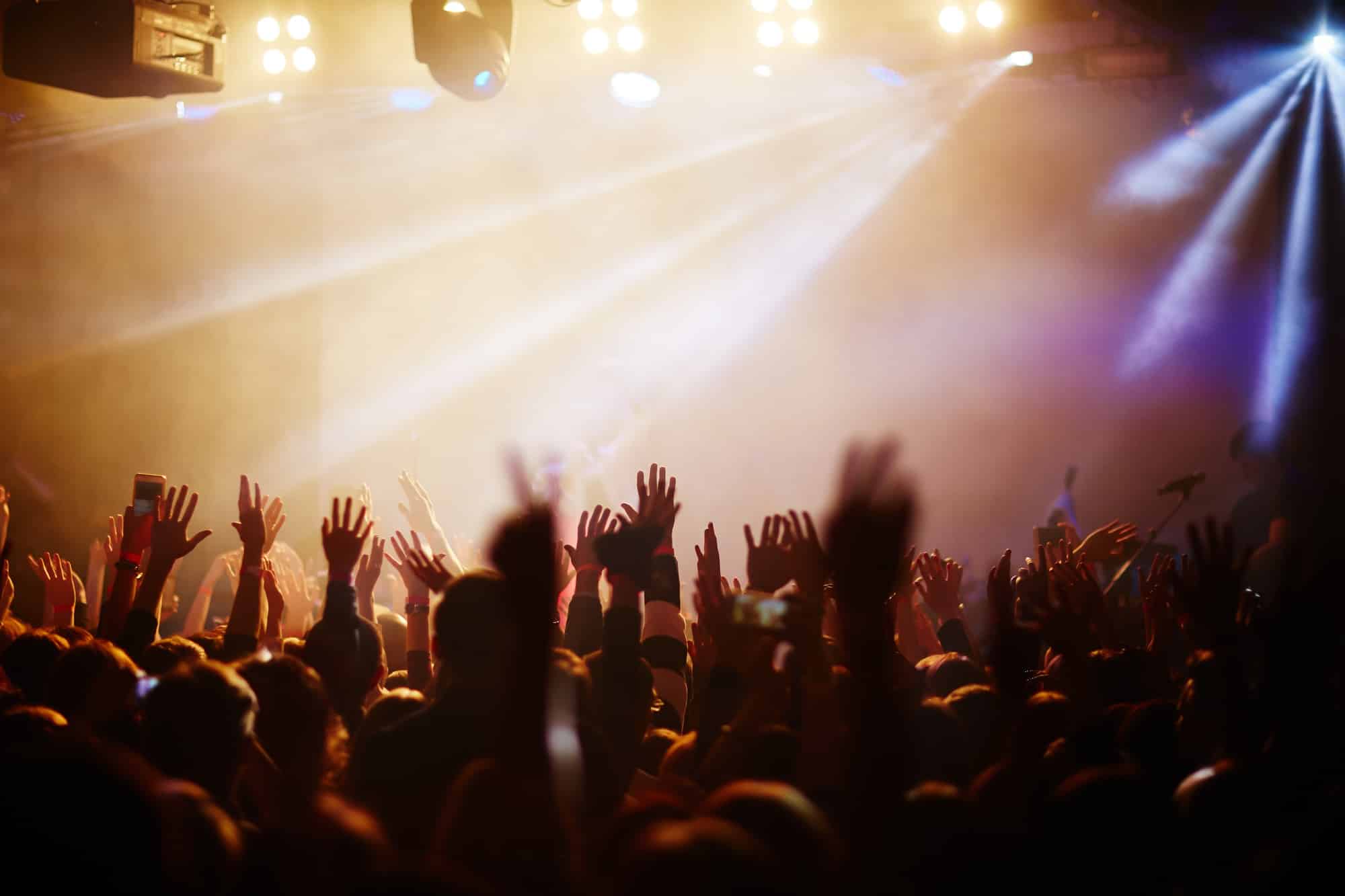 Popular singer concert