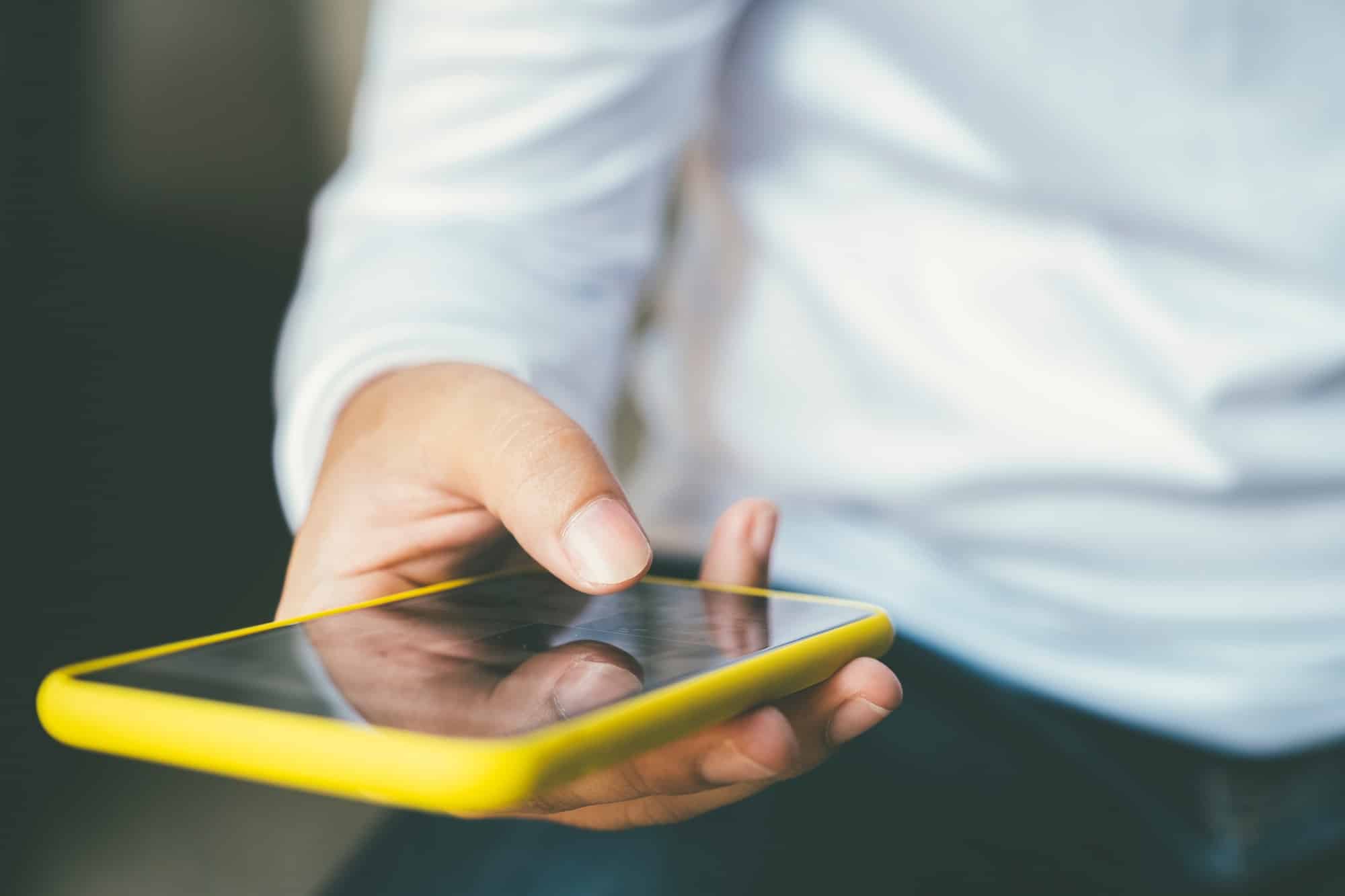 Using mobile phone
