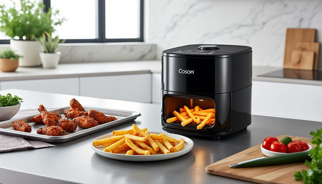 découvrez comment le cosori 58 air fryer simplifie la préparation de vos repas hebdomadaires. avec ses caractéristiques innovantes et sa polyvalence, cet appareil révolutionnaire vous permet de cuisiner rapidement des plats sains et savoureux, tout en vous faisant gagner du temps en cuisine.