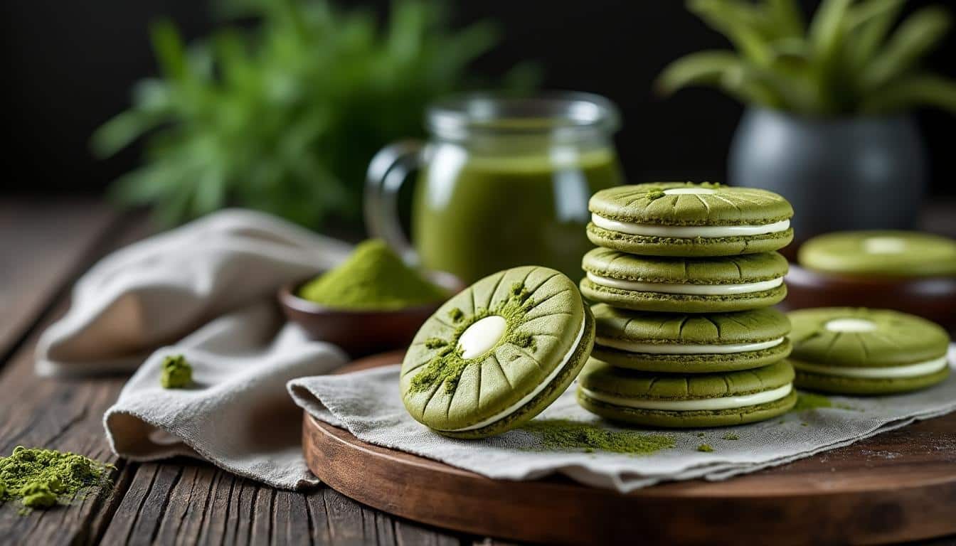 découvrez nos délicieux cookies au matcha et chocolat blanc, une idée cadeau gourmande parfaite pour ravir vos proches. offrez une expérience savoureuse alliant la douceur du chocolat blanc à l'arôme unique du matcha dans une recette maison.