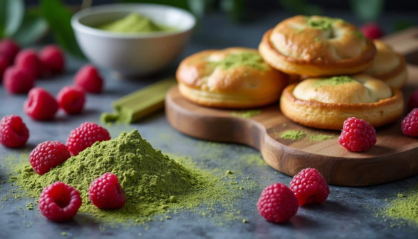 découvrez comment réaliser un financier au thé matcha et à la framboise en 10 étapes simples. un dessert raffiné et original qui allie douceur, saveur et gourmandise pour surprendre vos papilles.