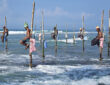 pêcheurs sur échasses