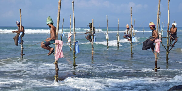 pêcheurs sur échasses