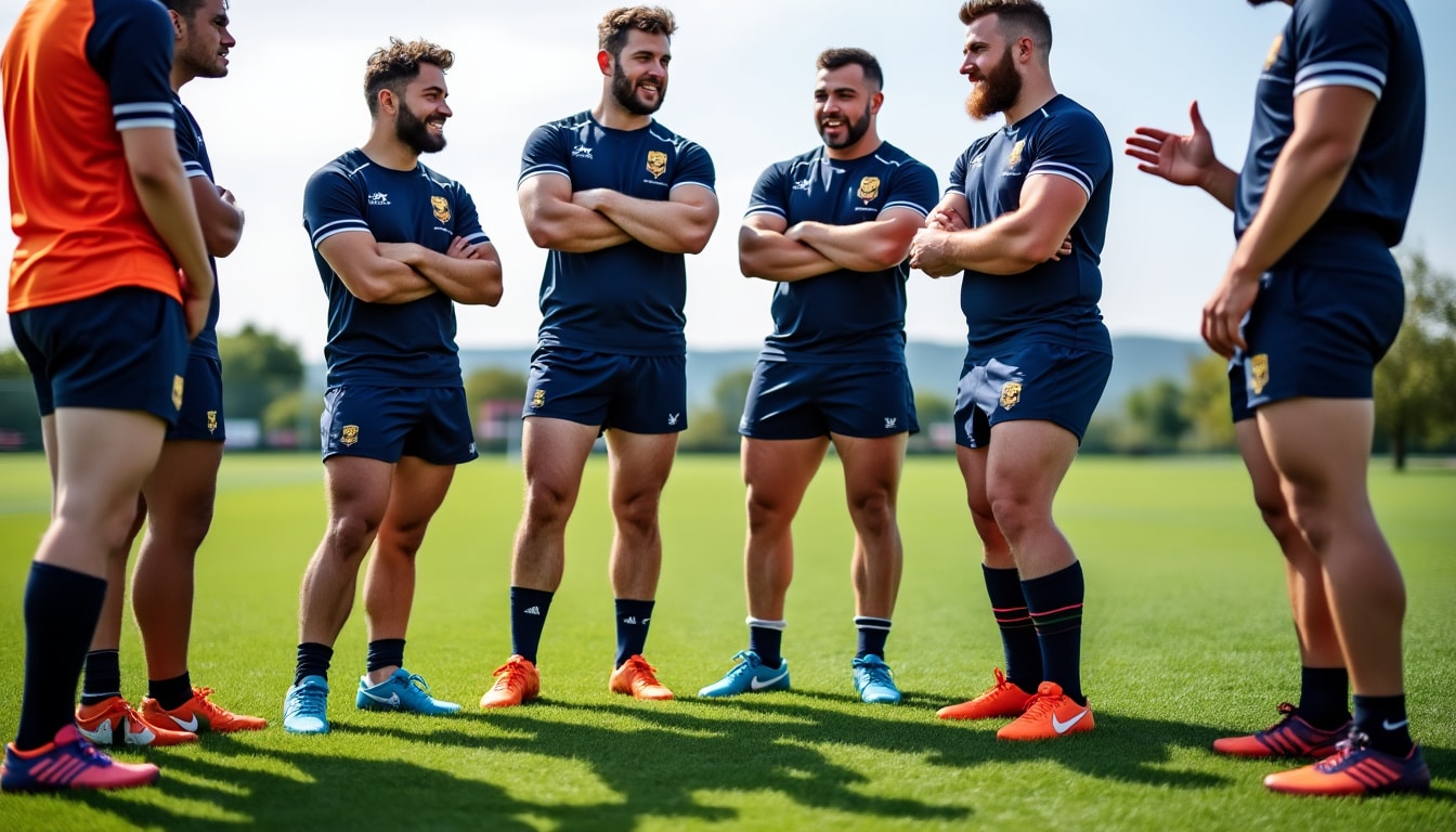 découvrez notre sélection des meilleurs crampons de rugby, offrant un confort optimal et une adhérence exceptionnelle pour performer sur tous les terrains.