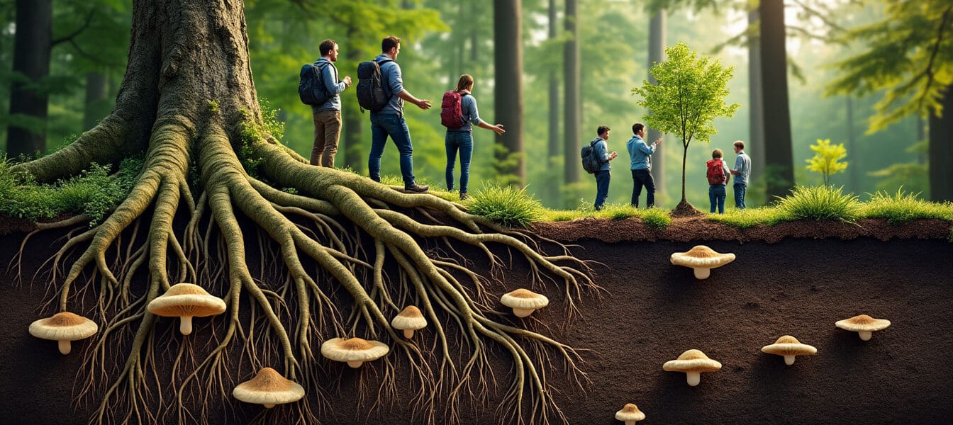 découvrez comment le wood wide web, ce réseau souterrain reliant les arbres, joue un rôle essentiel dans la lutte contre le changement climatique en favorisant la résilience des forêts et la préservation de la biodiversité.