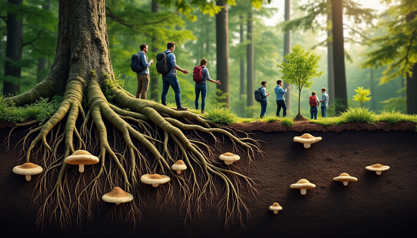 découvrez comment le wood wide web, ce réseau souterrain reliant les arbres, joue un rôle essentiel dans la lutte contre le changement climatique en favorisant la résilience des forêts et la préservation de la biodiversité.