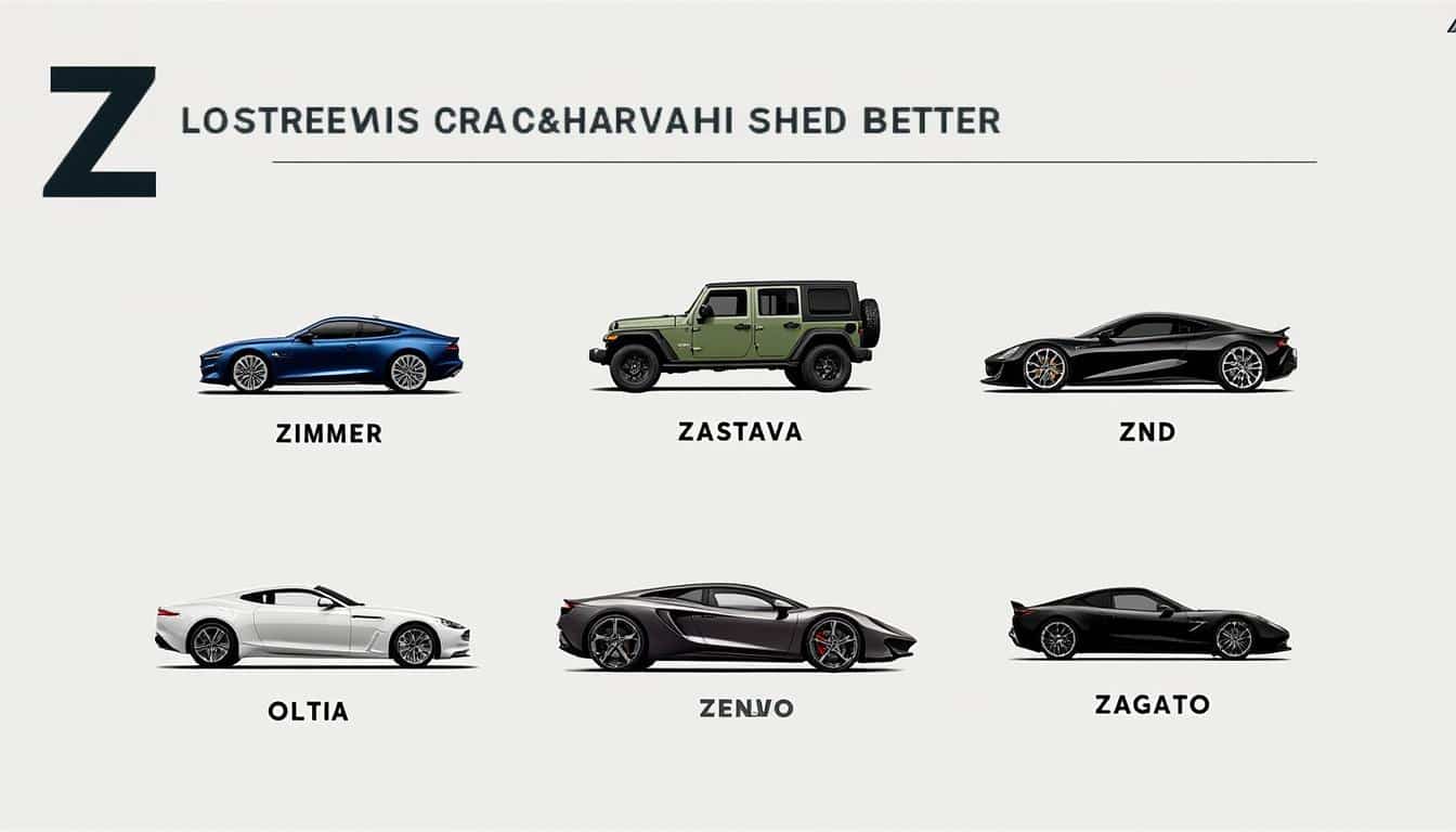 découvrez les dernières innovations et tendances des marques de voiture dont le nom commence par la lettre z, et explorez leur impact sur l'industrie automobile.