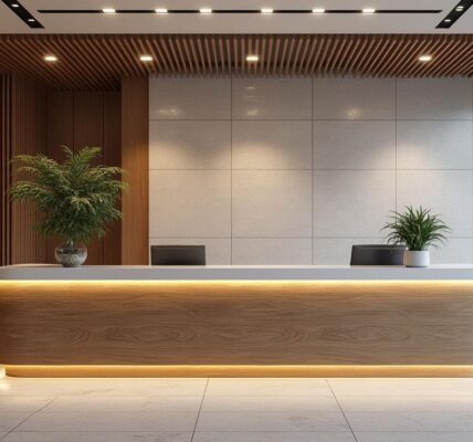 découvrez nos astuces pour choisir le mobilier idéal de votre banque d'accueil, alliant style et fonctionnalité pour sublimer votre salon de coiffure et accueillir vos clients avec élégance.