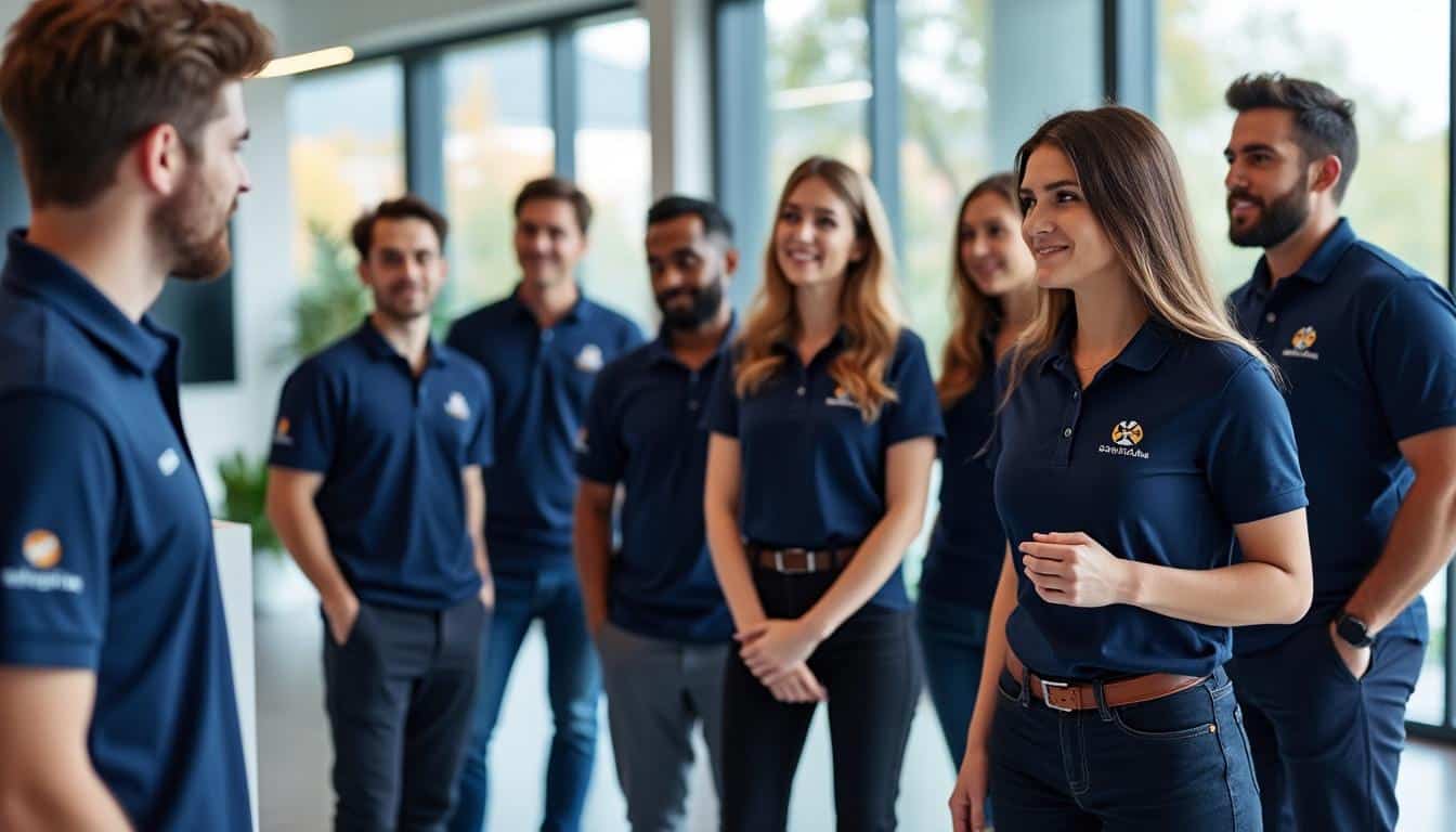 découvrez comment personnaliser votre polo en ligne avec le logo de votre entreprise et profitez d'un vêtement professionnel unique, confortable et valorisant votre image de marque.