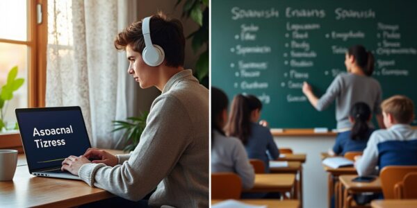 découvrez les avantages d'apprendre l'espagnol en ligne : flexibilité, accessibilité et méthodes interactives. comparez avec les cours en présentiel pour faire le meilleur choix d'apprentissage.