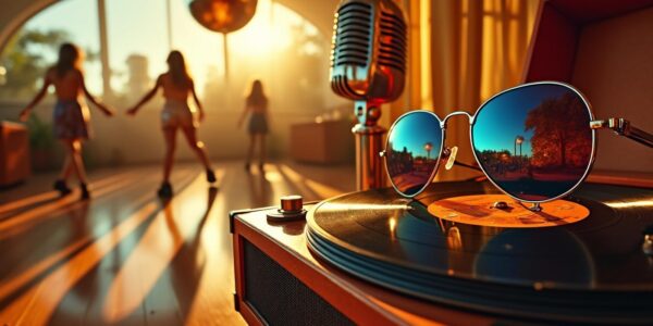 plongez dans l'ambiance disco rétro avec nos accessoires incontournables pour une fête inoubliable et pleine de rythme.