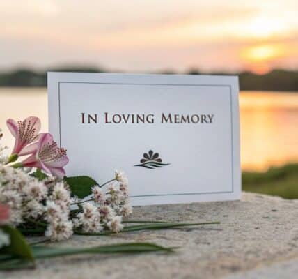 cartes de remerciement de décès