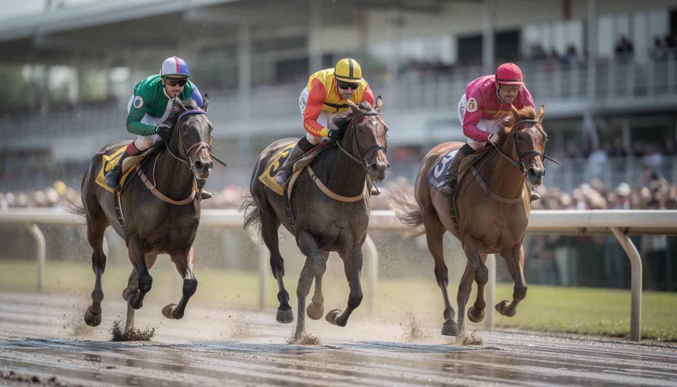 consultez les arrivées du tiercé d'aujourd'hui et suivez en direct les résultats pour ne rien manquer des performances des chevaux.