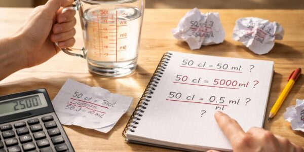 découvrez les erreurs fréquentes à éviter lors de la conversion de 50 centilitres en millilitres pour des calculs précis et fiables.