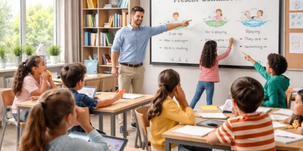 découvrez des techniques efficaces pour enseigner et pratiquer le présent continu en classe, favorisant l'engagement des élèves et l'apprentissage actif.