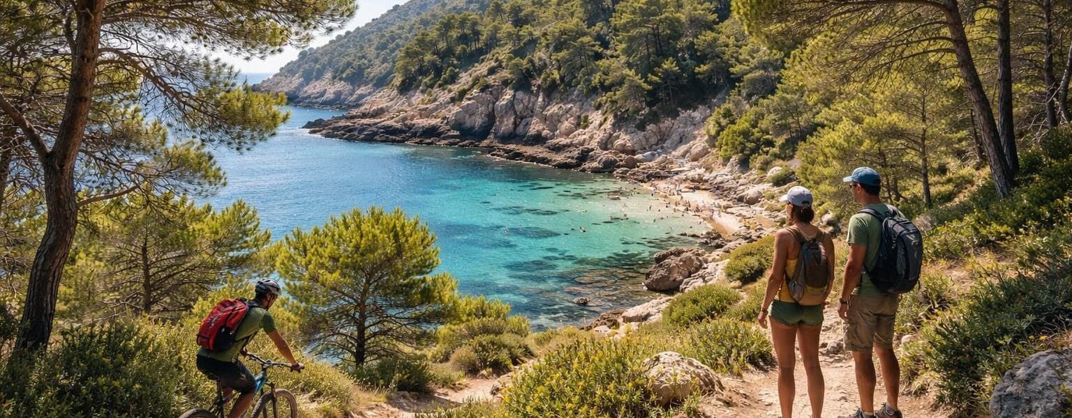 découvrez les activités nature au parc de la sierra d’irta : randonnée, vélo et baignade dans un cadre préservé entre mer et montagne.