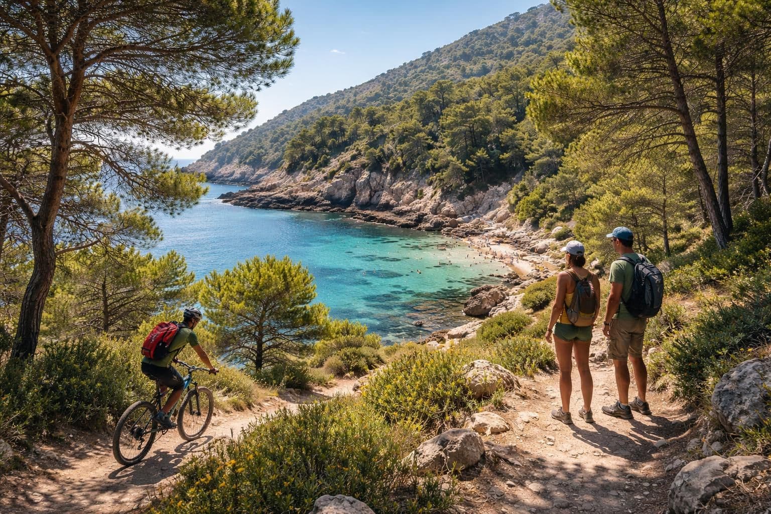 découvrez les activités nature au parc de la sierra d’irta : randonnée, vélo et baignade dans un cadre préservé entre mer et montagne.