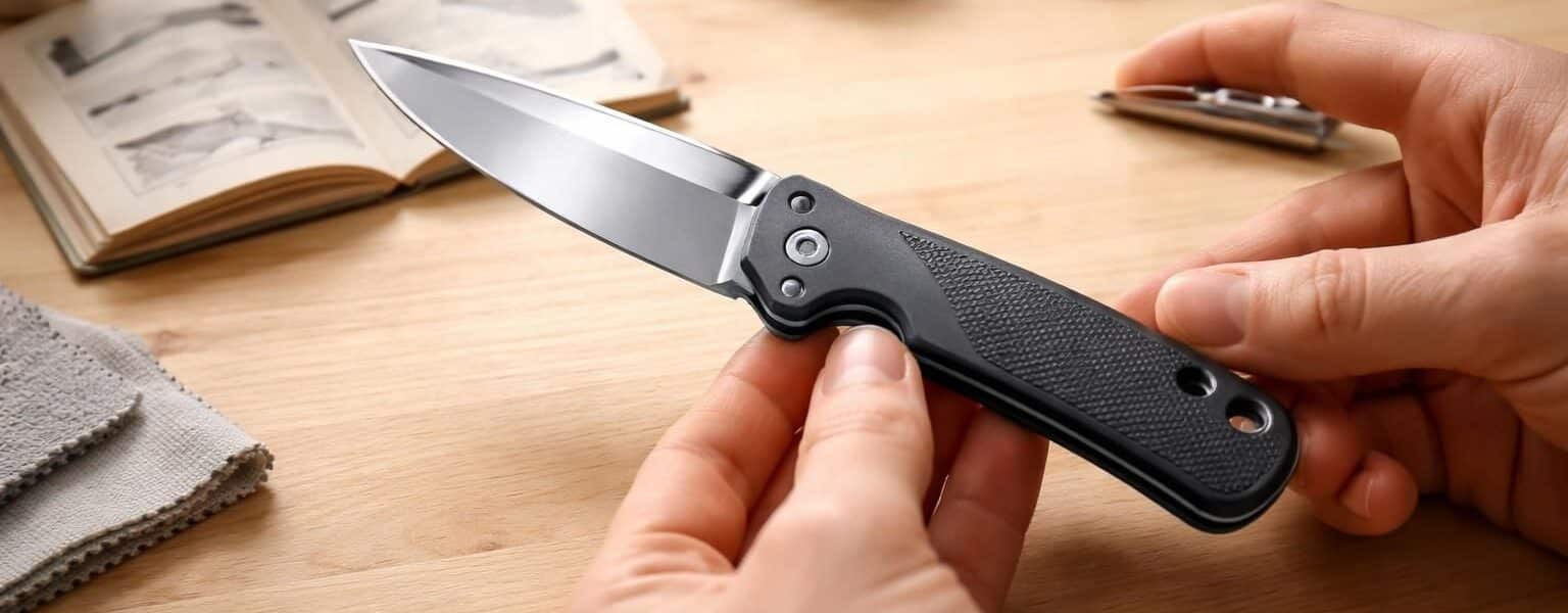 découvrez notre guide d'achat complet pour choisir le meilleur couteau de poche pliant au tranchant exceptionnel, idéal pour les débutants souhaitant allier qualité et praticité.