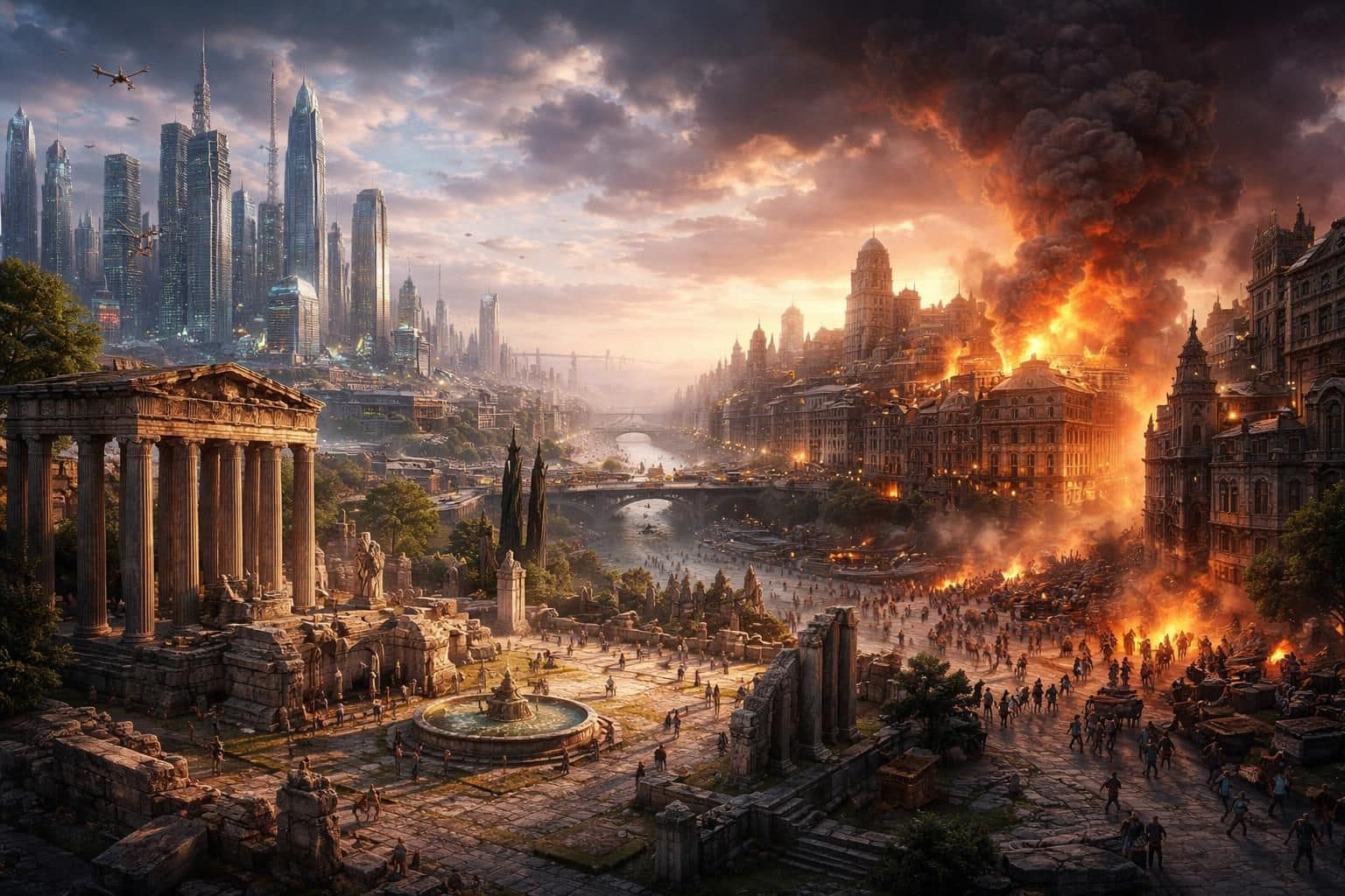 découvrez les événements marquants qui ont façonné la cité déchaînée à travers les âges, révélant son histoire riche et tumultueuse.
