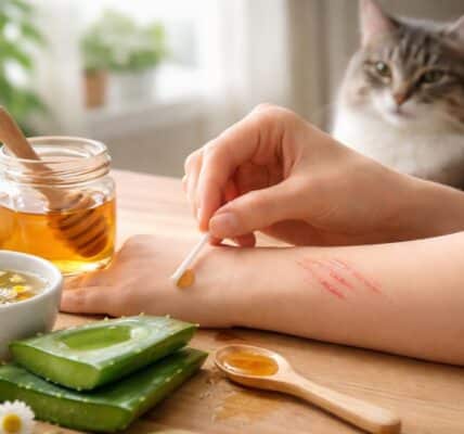 découvrez un remède de grand-mère simple et efficace pour soigner une griffure de chat, avec des instructions faciles de préparation et d'application pour apaiser rapidement la peau.