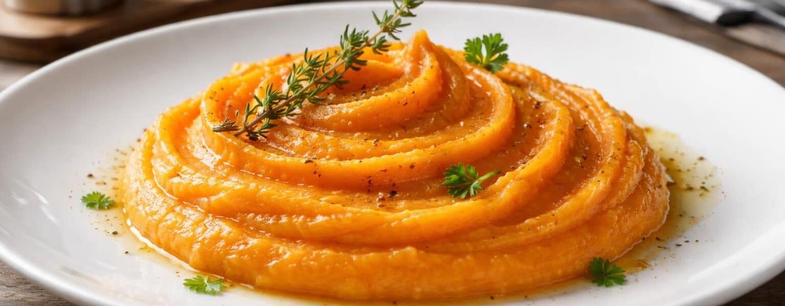 découvrez les secrets de la purée de patate douce selon etchebest pour impressionner vos invités avec une recette simple et savoureuse.
