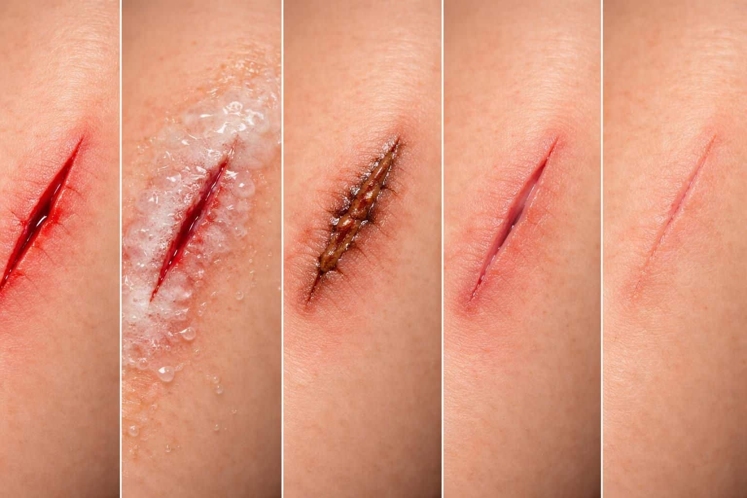 découvrez les différentes étapes de guérison d'une blessure causée par une araignée couteau et apprenez comment favoriser une récupération rapide et efficace.