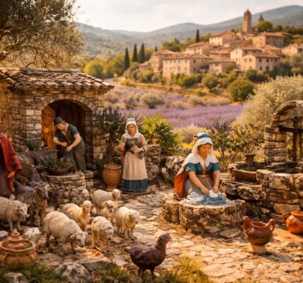 découvrez le patrimoine unique et le charme authentique des paysages à travers une immersion captivante dans une crèche provençale traditionnelle.