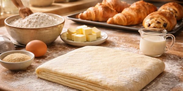 apprenez à réaliser une pâte levée feuilletée parfaite pour des viennoiseries maison délicieuses et légères. suivez notre recette simple et détaillée pour réussir à coup sûr.