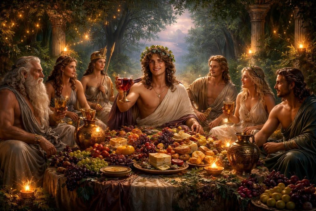 découvrez les légendes fascinantes de dionysos, dieu du vin et du festin, et plongez dans les récits mythologiques qui célèbrent les festins divins et leurs secrets mystérieux.