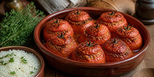 découvrez les meilleures recettes de tomates farcies traditionnelles avec du riz, un plat de grand-mère parfait pour réussir votre soirée en famille ou entre amis.