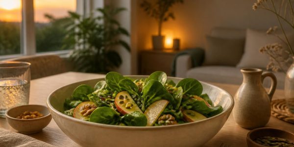 découvrez les bienfaits de manger de la mâche le soir et profitez d'une salade légère et saine avant le coucher pour une digestion facilitée et un sommeil réparateur.